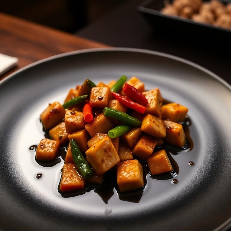 Diced Chicken with Choice of Sauce