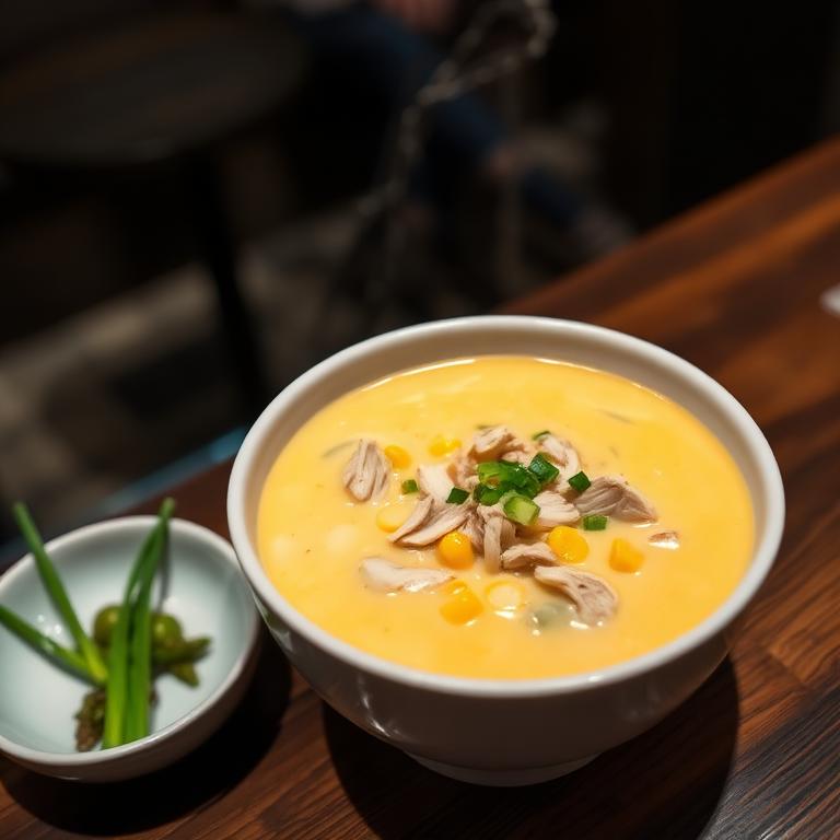 Sweet Corn Chicken Soup